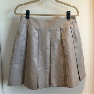 Banana republic khaki pleated skirt